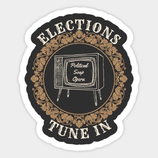 Elections Political Soap Opera Sticker